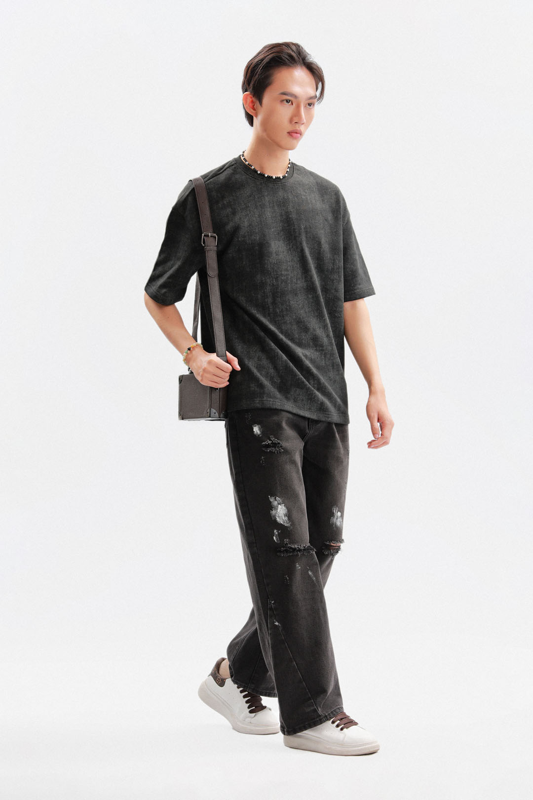 Loose Fit Acid Washed T-Shirt | TEN11